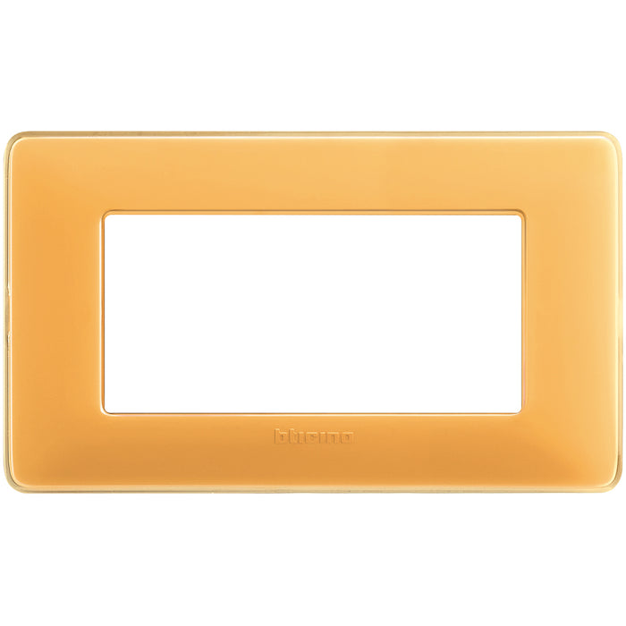 BTicino AM4804CAB - matix - placca 4p colors ambra
