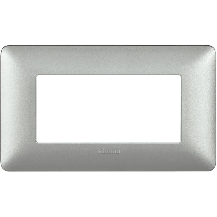 BTicino AM4804MSL - matix - placca 4p silver