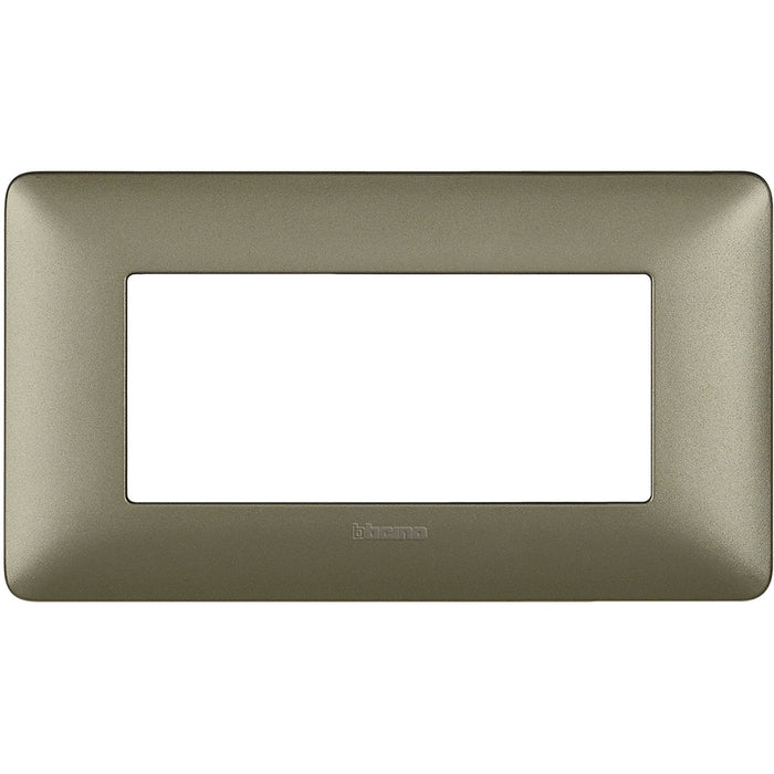 BTicino AM4804MTA - matix - placca 4p titanium