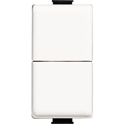 BTicino AM5055 - doppio pulsante 1P NO 10A 250V ac - colore bianco.