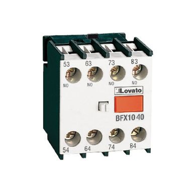 Lovato BFX1022 - Contatto ausiliario con aggancio centrale. Attacchi a vite‚ per contattori serie bf‚ 2na + 2nc