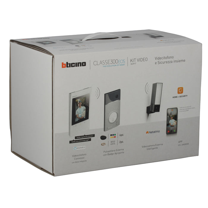 BTicino 363917 - KIT CLASSE 300EOS WN + OUTDOOR CAMERA