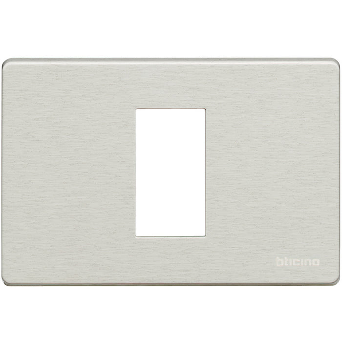 BTicino 503/1A/AL - magic - placca 1P alluminio