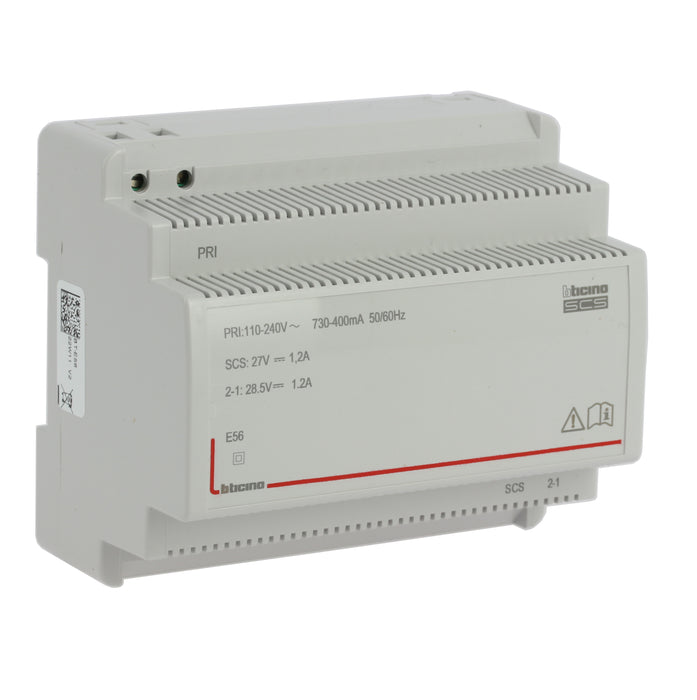BTicino E56 - Alimentatore BUS SCS 6MOD 1.2 A 110-240 V