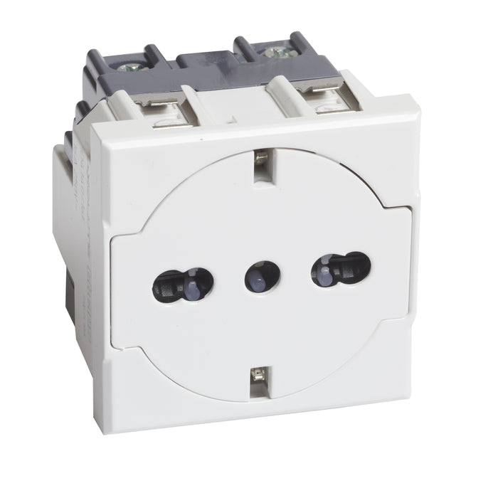 BTicino HD4140/16F - axolute - presa std ted/ita flat bianco