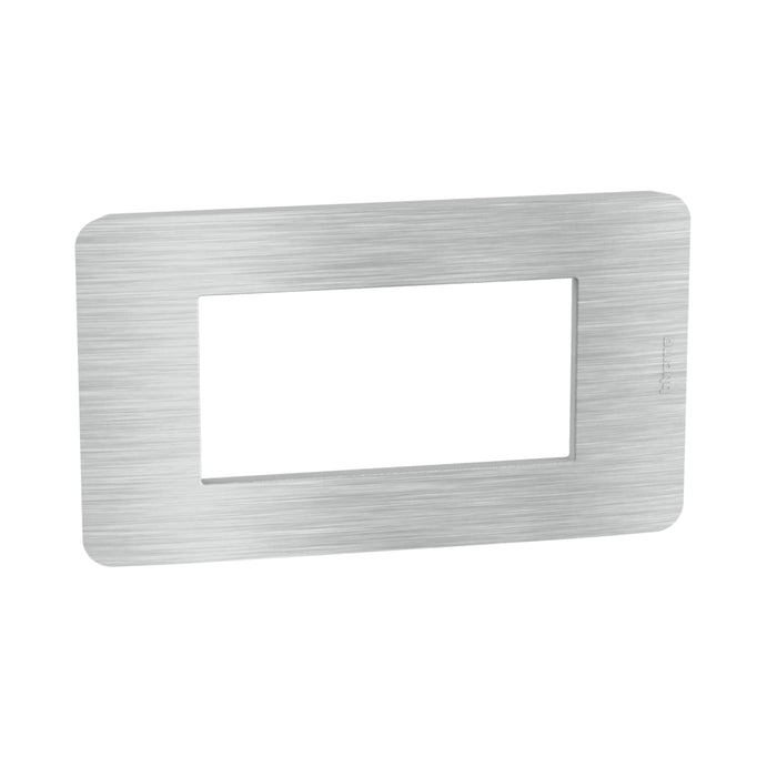 BTicino JA4804EA - MatixGO - placca 4P aluminum