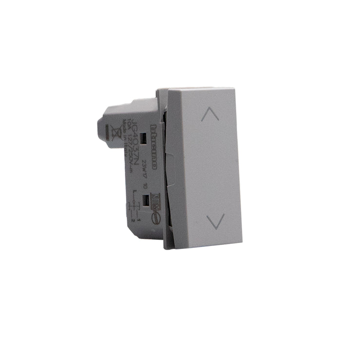 BTicino JG4037N - MatixGO - 2 pulsante interbloccato grigio