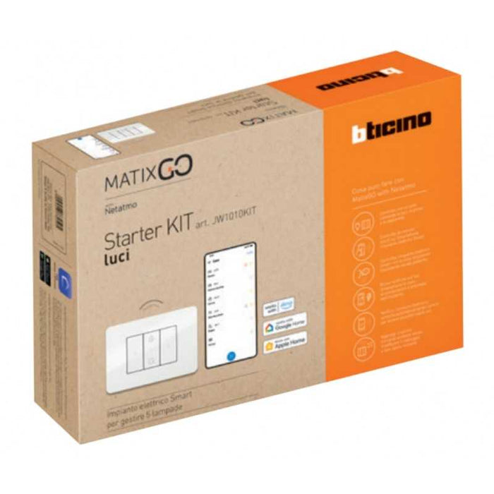 BTicino JW1010KIT - MatixGO - starter kit bianco