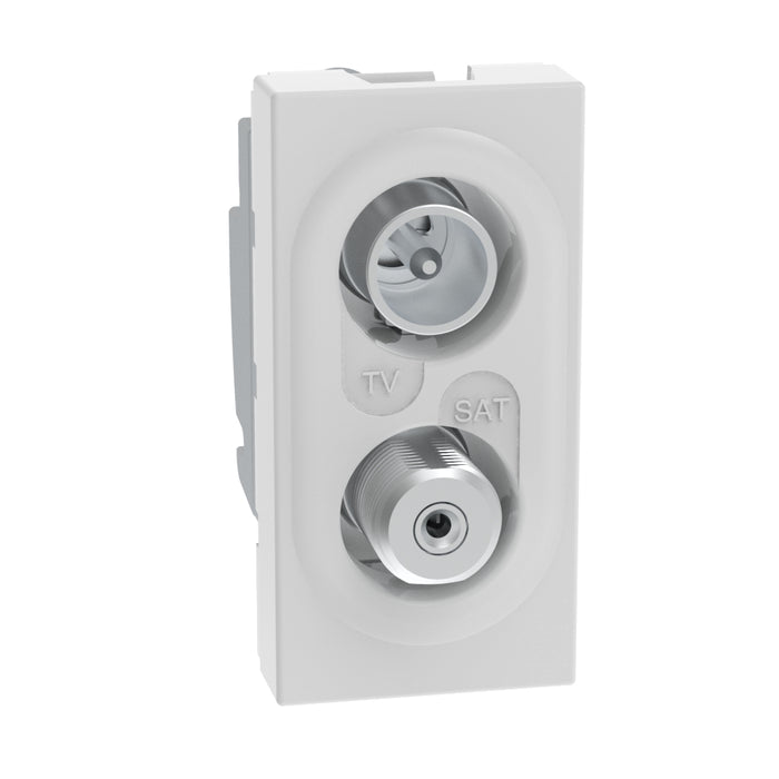 BTicino JW4214D - MatixGO - presa TV-SAT diretta 1m bianco