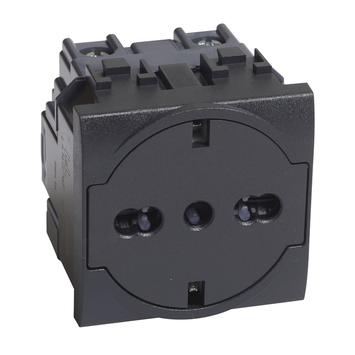 BTicino L4140/16F - LL - presa std ted/ita flat antracite