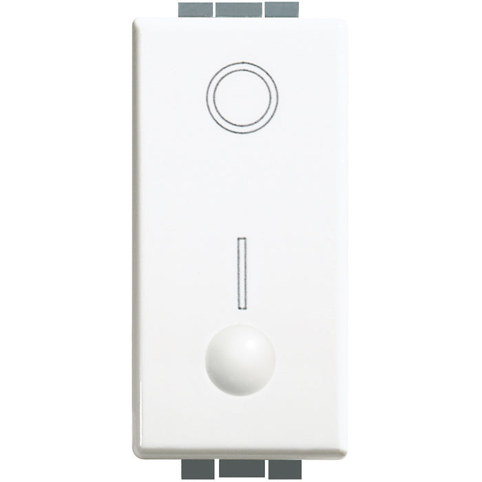 BTicino C4002L - luna - interruttore 2P 16A illuminabile