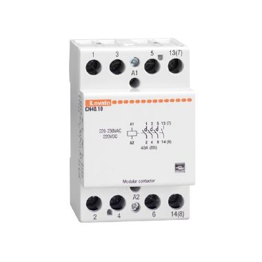 Lovato CN4010220 - Contattore modulare‚ tripolare o quadripolare‚ 40a ac1‚ 220...230vac (4na)