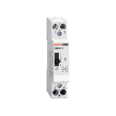 Lovato CNM2020220 - Contattore modulare con comando manuale‚ unipolare o bipolare‚ 20a ac1‚ 220...230vac (2na)