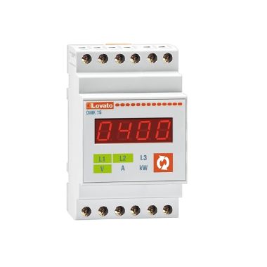 Lovato DMK75 - VOLTMETRO AMPER.WATT.DIG.3F 220-240VAC
