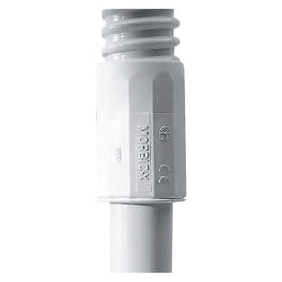 Gewiss DX43432 - RACCORDO TUBO-GUAINA MORBIDX - IP65 - HALOGEN FREE - DIAMETRO 32MM - GRIGIO RAL7035