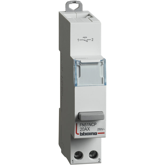 BTicino FN51NCP - btdin - PULSANTE 1NC 20AX 250V