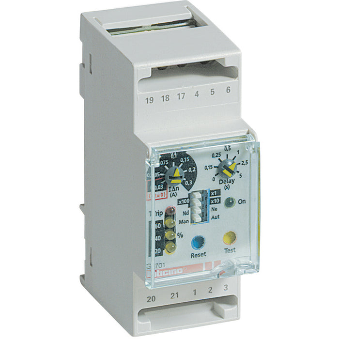 BTicino G701N - btdin - rele differenziale di terra