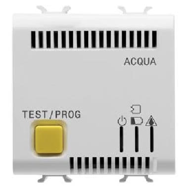 Gewiss GW10716 - RIVELATORE ACQUA - TRASMISSIONE IN RADIOFREQUENZA - 12V ac/dc - 2 MODULI - BIANCO - CHORUS