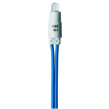 Gewiss GW10881 - UNITA' SEGNALAZIONE AD AMPOLLA CON LAMPADA A LED - 230V ac - 50/60Hz 0‚6W BLU