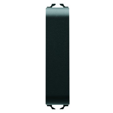 Gewiss GW12197 - COPRIFORO 1/2 POSTO - 1/2 MODULO - NERO - CHORUS