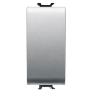 Gewiss GW14051 - DEVIATORE UNIPOLARE 250V ac - 16AX - NEUTRO - 1 MODULO - TITANIO - CHORUS