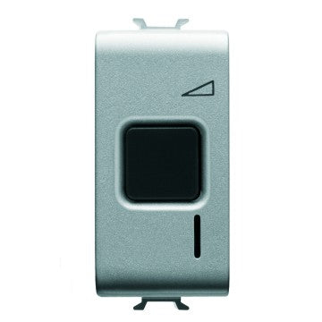 Gewiss GW14574 - REGOLATORE ELETTRONICO A PULSANTE PER AGITATORI D'ARIA - 230V ac 50Hz - 55-80VA - 1 MODULO - TITANIO - CHORUS