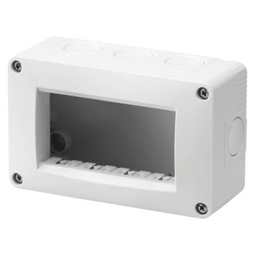 Gewiss GW16504 - CONTENITORE AUTOPORTANTE VUOTO - PROTETTO IP40 4 POSTI - GRIGIO RAL 7035 - CHORUS