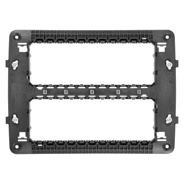 Gewiss GW16812 - SUPPORTO STANDARD ITALIANO - 6+6 (sovrapposti) POSTI - CHORUS