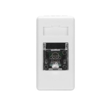 Gewiss GW20251 - PRESA TELEFONICA - RJ11 - DOPPINO TWISTATO - MORSETTI A VITE - 1 MODULO - SYSTEM WHITE