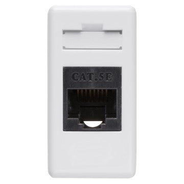 Gewiss GW20271 - Presa Utente RJ45 non schermato Cat 5E UTP 1 modulo System Bianca