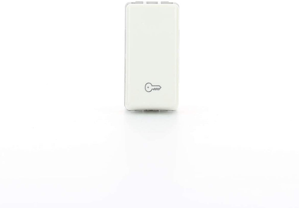 Gewiss GW20510 - PULSANTE UNIPOLARE 250V ac - NA 10A - NEUTRO - 1 MODULO - SYSTEM WHITE