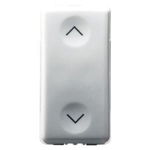 Gewiss GW20559 - COMMUTATORE UNIPOLARE 250V ac - 10AX - NEUTRO - SIMBOLO SU-GIU' - 1 MODULO - SYSTEM WHITE