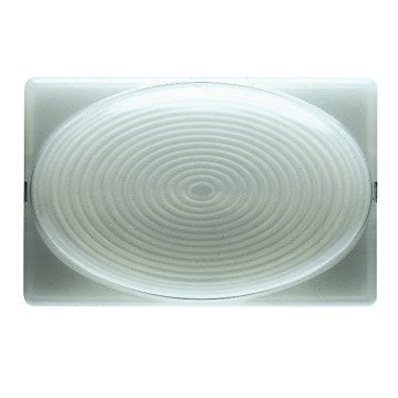 Gewiss GW20602 - LAMPADA SEGNAPASSO CON DIFFUSORE SPORGENTE - 12/24V - OPALE - 3 MODULI - SYSTEM