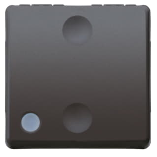 Gewiss GW21589 - DEVIATORE UNIPOLARE 250V ac - 16AX ILLUMINABILE - 2 MODULI- SYSTEM BLACK