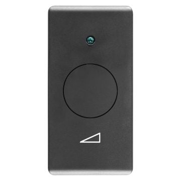 Gewiss GW21818 - REGOLATORE ELETTRONICO - PER AGITATORI D'ARIA - A PULSANTE - 55-80VA - 1MODULO - SYSTEM BLACK