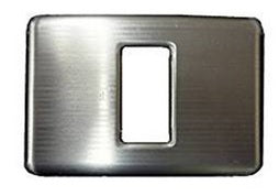 Gewiss GW22207 - PLACCA 1 P.LAM.INOX SATINATO CLASSC