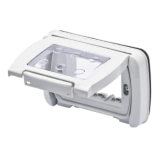 Gewiss GW22453 - PLACCA STAGNA - AUTOPORTANTE - 3 POSTI - GRIGIO RAL 7035 - SYSTEM