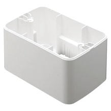 Gewiss GW22471 - SCATOLA DA PARETE - PER PLACCHE TOP SYSTEM - 1/2/3 POSTI - BIANCO NUVOLA - SYSTEM
