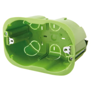 Gewiss GW24403PM - SCATOLA RETTANGOLARE - CON INSERTI DI FISSAGGIO - 3 POSTI - PER PARETI MOBILI - 110x73x50