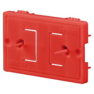 Gewiss GW24403P - SCUDO PROTETTIVO ANTIMALTA - PER SCATOLE BIG BOX - HALOGEN FREE - 3 POSTI