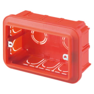 Gewiss GW24403 - SCATOLA AD ALTA CAPIENZA PER SERIE CIVILI MODULARI - BIG BOX - HALOGEN FREE - 3 POSTI - 119X80X50