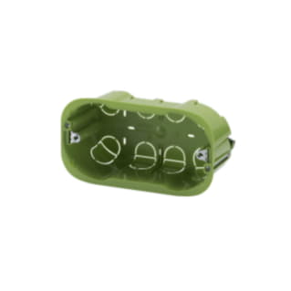Gewiss GW24404PM - SCATOLA RETTANGOLARE - CON INSERTI DI FISSAGGIO - 4 POSTI - PER PARETI MOBILI - 133x73x50