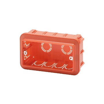 Gewiss GW24404 - SCATOLA AD ALTA CAPIENZA PER SERIE CIVILI MODULARI - BIG BOX - HALOGEN FREE - 4 POSTI - 144X85X50