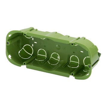 Gewiss GW24406PM - SCATOLA RETTANGOLARE - CON INSERTI DI FISSAGGIO - 6 POSTI - PER PARETI MOBILI - 182x73x50