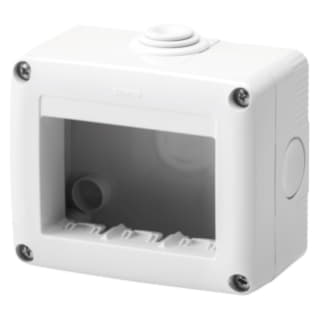 Gewiss GW27003 - Contenitore per apparecchi System grigio 3 posti