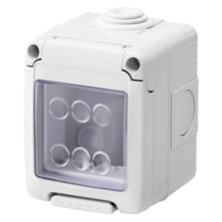 Gewiss GW27042 - Contenitore stagno per apparecchi System 2 posti orizzontale IP55