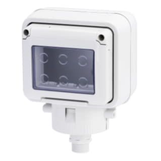 Gewiss GW27056 - CONTENITORE PER APPARECCHI SYSTEM - STAGNO - 3 POSTI - FISSAGGIO TESTA PALO - GRIGIO RAL 7035 - IP55