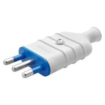 Gewiss GW28005 - SPINA MOBILE - DIRITTA - STANDARD ITALIANO - 2P+T 16A 250V ac - TIPO S17 - BIANCO