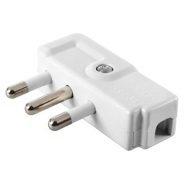 Gewiss GW28009 - SPINA MOBILE- A 90 - STANDARD ITALIANO - 2P+T 16A 250V ac - TIPO SPA17 - BIANCO