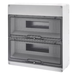 Gewiss GW40009 - CENTRALINO - PARETI CON CENTRINI DI FORATURA - PREDISPOSTO PER ALLOGGIAMENTO MORSETTIERE - (18X2) 36M IP55